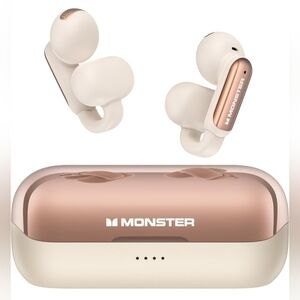Like New Monster Open Wireless Bluetooth Earbuds